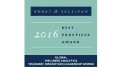 2016 - Winner Global Visionary Innovation Leadership Award for Wellness Analytics by Frost & Sullivan