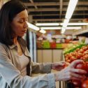 Woman choosing healthy food